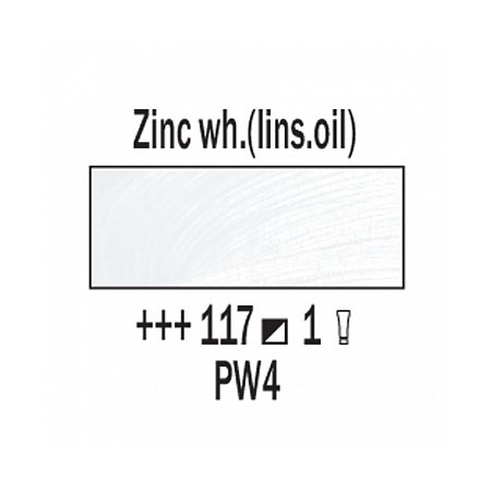 Rembrandt Artists oil, 40ml - 117 Zinc white (linseed oil)