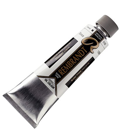 Rembrandt oil 150ml - 118 Titanium white (linseed oil)