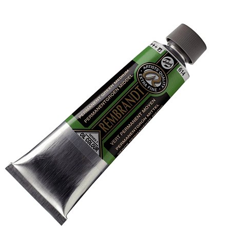 Rembrandt oil 150ml - 614 Permanent green medium