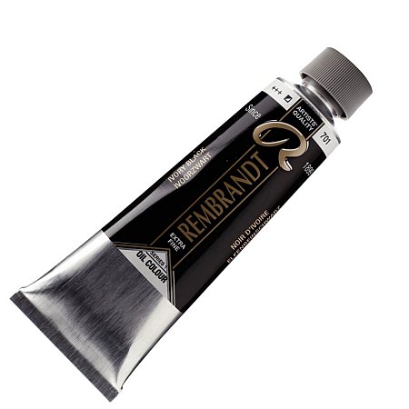 Rembrandt oil 150ml - 701 Ivory black