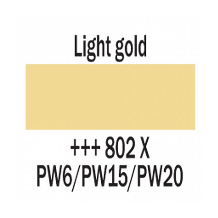 Talens Gouache 20ml - 802 Light gold - metallic