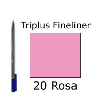 Staedtler, Triplus Fineliner 0.3mm - 20 rosa