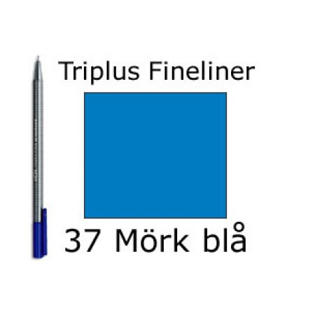 Staedtler, Triplus Fineliner 0.3mm - 37 mörk blå