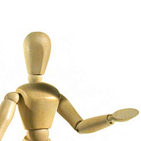 Wood Manikin 30cm - Male