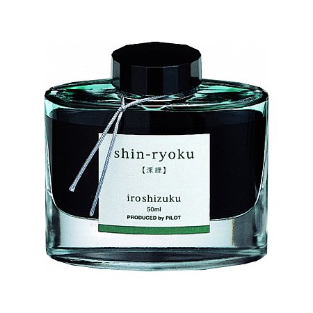 Pilot Ink Iroshizuku 50ml Green - Shin-Ryoku (Forest green)