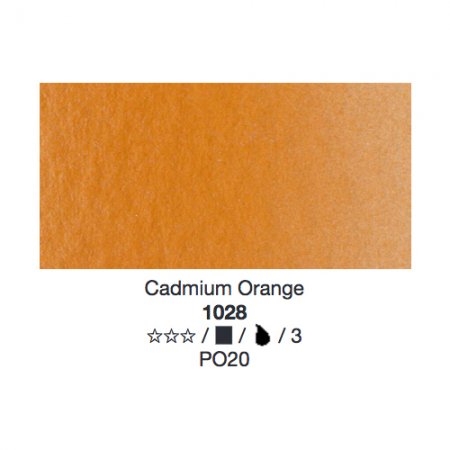 Lukas Aquarell 1862 1/2 - 1028 Cadmium orange
