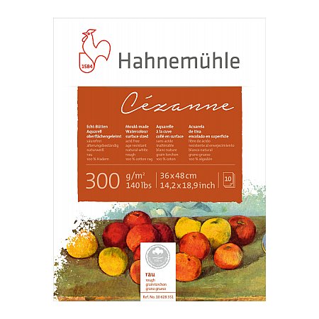 Hahnemuhle Cezanne, block 300g,10 ark, rough - 36x48cm