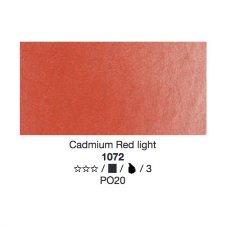 Lukas Aquarell 1862 24ml - 1072 Cadmium red light