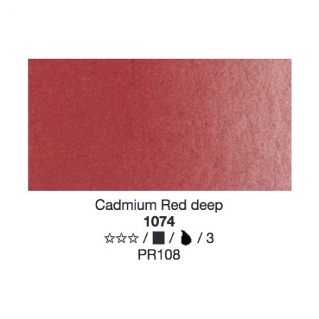 Lukas Aquarell 1862 24ml - 1074 Cadmium red deep
