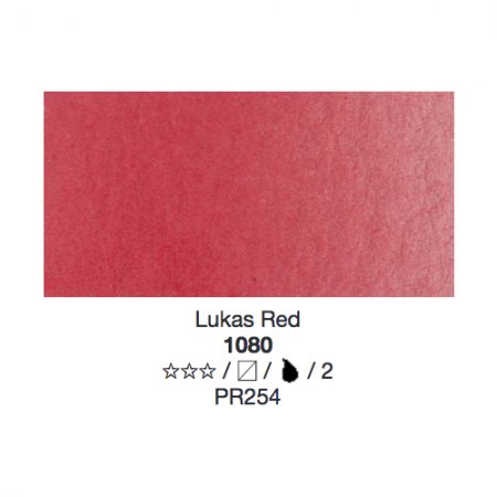 Lukas Aquarell 1862 24ml - 1080 LUKAS red