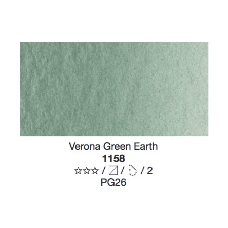 Lukas Aquarell 1862 24ml - 1158 Verona green earth