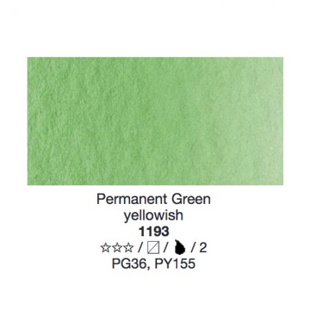 Lukas Aquarell 1862 24ml - 1193 Permanent green yellowish