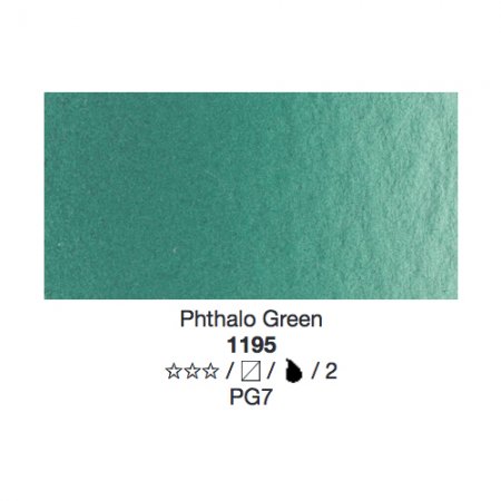 Lukas Aquarell 1862 24ml - 1195 Phthalo green
