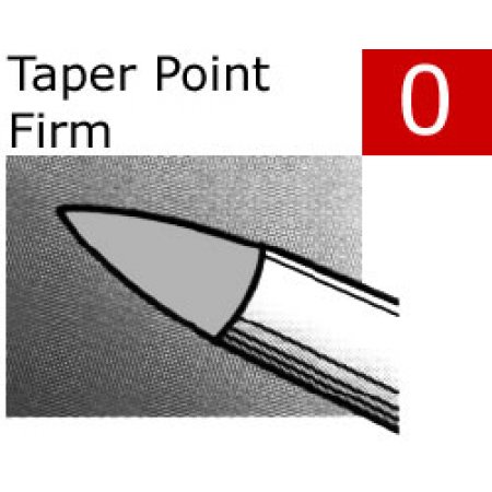 Colour Shaper, Taper Point Firm - grå, 3 mm - 0