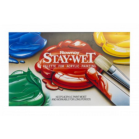 Daler-Rowney Stay Wet Palette for acrylic painting 30x49cm