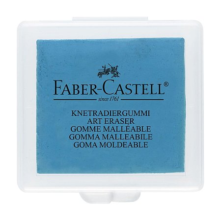 Faber-Castell, Knådgummi 30x30mm Blue, Yellow or Red