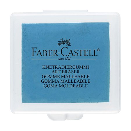 Faber-Castell, Knådgummi 30x30mm Blue, Yellow or Red