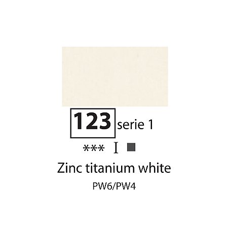 Sennelier Extra Fine Oil, 40ml - 123 Zinc Titantium White