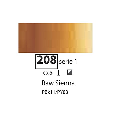 Sennelier Extra-Fine Oil 200ml - 208 Raw Sienna