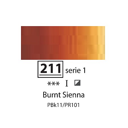 Sennelier Extra Fine Oil, 40ml - 211 Burnt Sienna