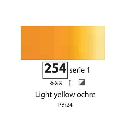 Sennelier Extra Fine Oil, 40ml - 254 Light Yellow Ochre
