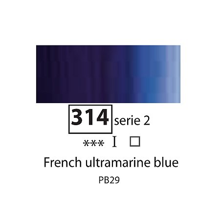 Sennelier Extra Fine Oil, 40ml - 314 French Ultramarine