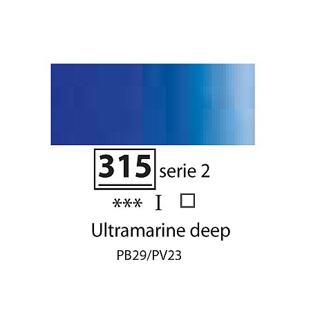 Sennelier Extra Fine Oil, 40ml - 315 Ultramarine Deep