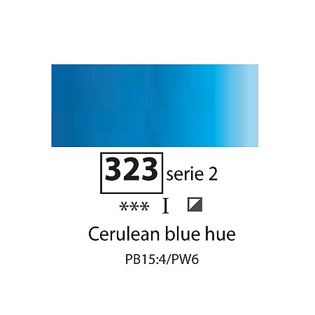 Sennelier Extra Fine Oil, 40ml - 323 Cerulean Blue Hue
