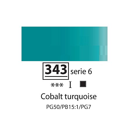 Sennelier Extra-Fine Oil 200ml - 343 Cobalt Turquiose