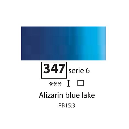 Sennelier Extra Fine Oil, 40ml - 347 Alizarin Blue Lake.