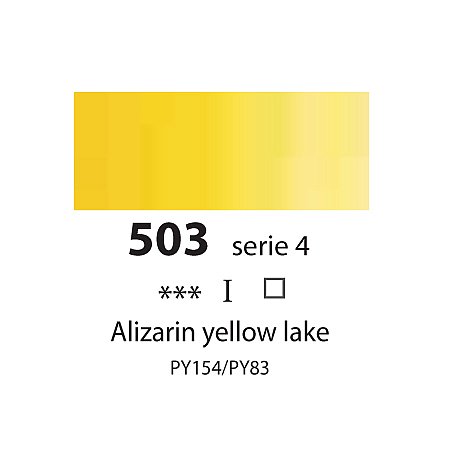 Sennelier Extra-Fine Oil 40ml - 503 Alizarin Yellow Lake.