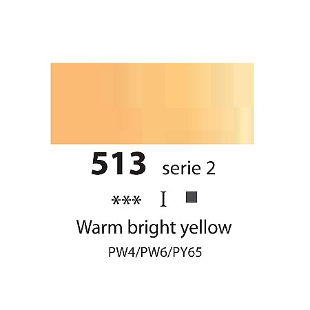 Sennelier Extra Fine Oil, 40ml - 513 Warm Bright Yellow