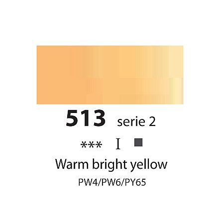 Sennelier Extra Fine Oil, 40ml - 513 Warm Bright Yellow