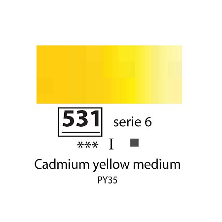 Sennelier Extra Fine Oil, 40ml - 531 Cadmium Yellow Medium