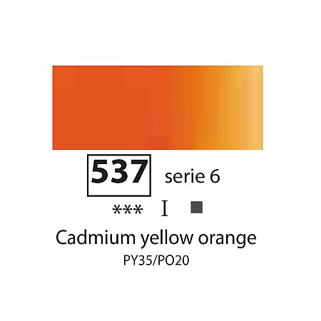 Sennelier Extra-Fine Oil 40ml - 537 Cadmium Yellow Orange