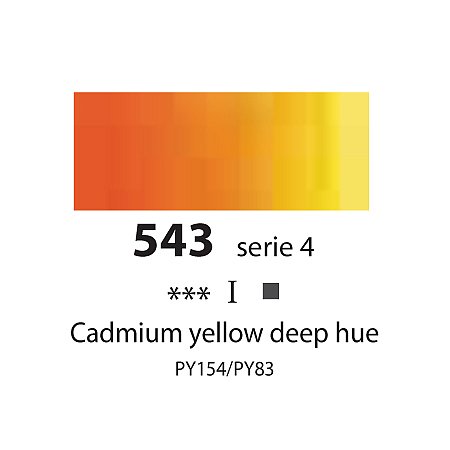 Sennelier Extra-Fine Oil 40ml - 543 Cadmium Yellow Deep Hue.