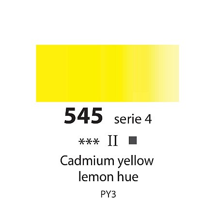 Sennelier Extra Fine Oil, 40ml - 545 Cadmium Yellow Lemon Hue