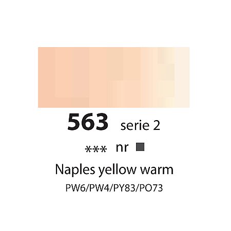 Sennelier Extra Fine Oil, 40ml - 563 Naples Yellow Warm