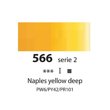 Sennelier Extra Fine Oil, 40ml - 566 Naples Yellow Deep