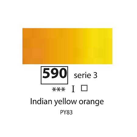 Sennelier Extra Fine Oil, 40ml - 590 Indian Yellow Orange