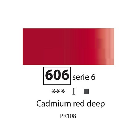 Sennelier Extra-Fine Oil 40ml - 606 Cadmium Red Deep