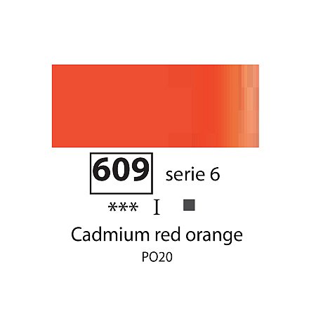 Sennelier Extra-Fine Oil 40ml - 609 Cadmium Red Orange