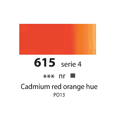 Sennelier Extra Fine Oil, 40ml - 615 Cadmium Red Orange Hue