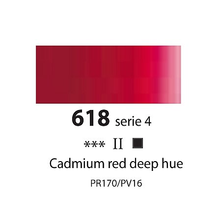 Sennelier Extra-Fine Oil 40ml - 618 Cadmium Red Deep Hue