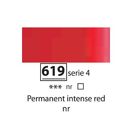 Sennelier Extra Fine Oil, 40ml - 619 Permanent Intense Red