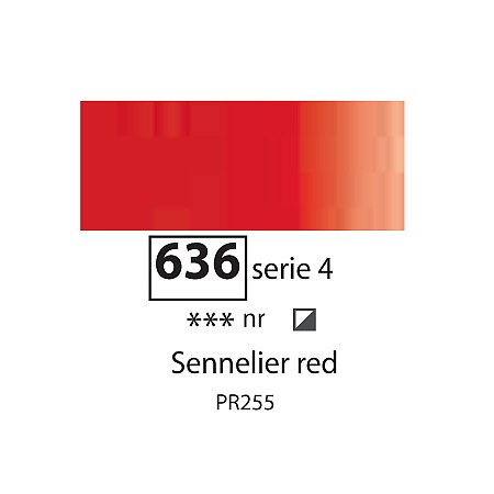 Sennelier Extra Fine Oil, 200ml - 636 Sennelier Red