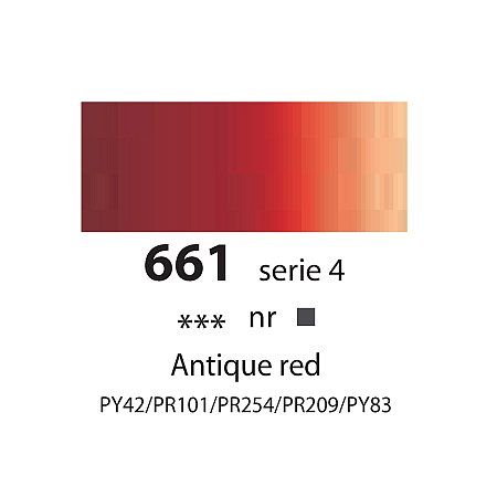 Sennelier Extra-Fine Oil 40ml - 661 Antique Red.