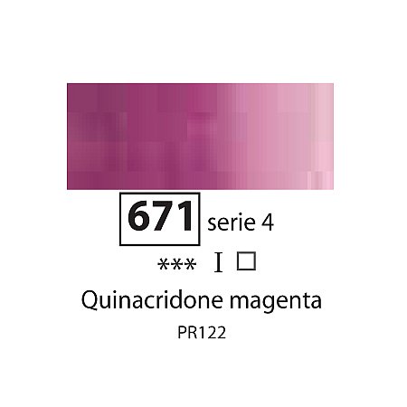 Sennelier Extra-Fine Oil 40ml - 671 Quinacridone Magenta