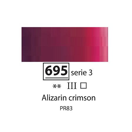 Sennelier Extra Fine Oil, 40ml - 695 Alizarin Crimson