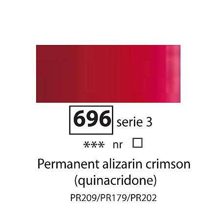 Sennelier Extra Fine Oil, 40ml - 696 Permanent Alizarin Crimson